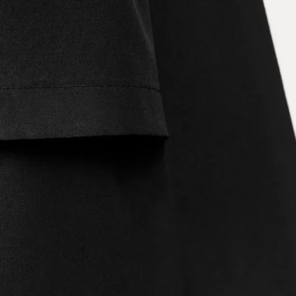 Zara ZW COLLECTION OVERSIZED WATER REPELLENT TRENCH COAT. Black. Size XS. NWT. - Picture 13 of 15